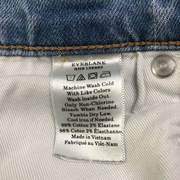 EVERLANE DENIM BUTTON FLY ANKLE JEAN - Picture 8 of 8